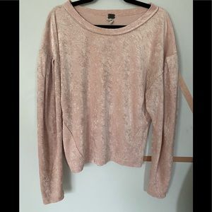 Womens velvet top